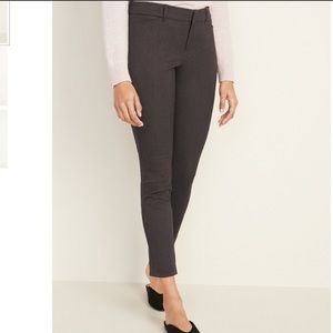 Dark heathered gray ankle pants